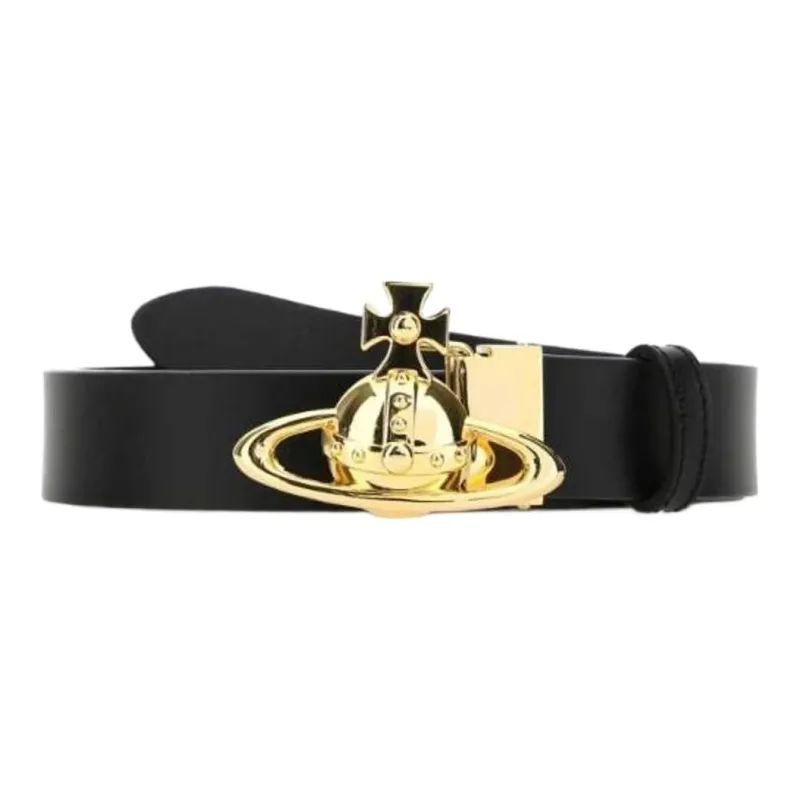 Vivienne Westwood Leather Belts Unisex Black-0