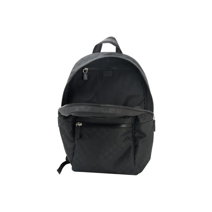 GUCCI Slim Backpack GG Black-3