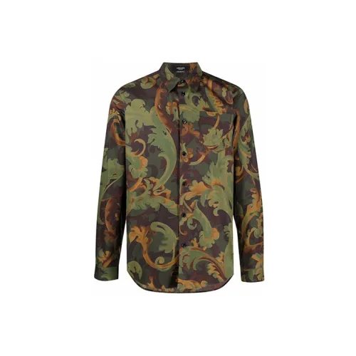 VERSACE Shirts Men Green