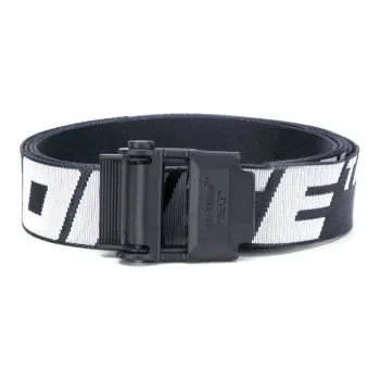 OFF-WHITE Leather Belts Men Black