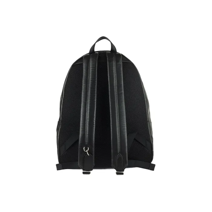 COACH Charles Leather Backpack Tubas Men's Black-3