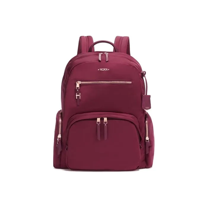 TUMI Voyageur Nylon Fabric Backpack Unisex Berry-0
