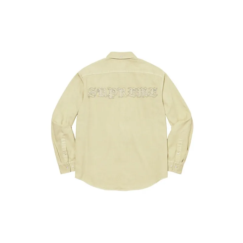 Supreme Appliqué Denim Shirt-7