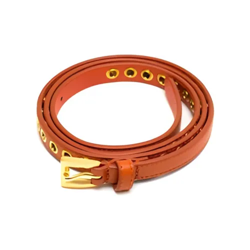 PRADA Leather Belts Unisex Orange