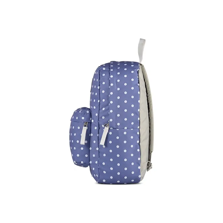 JanSport Polyester Backpack Regular Unisex Purple Polka Dot-2