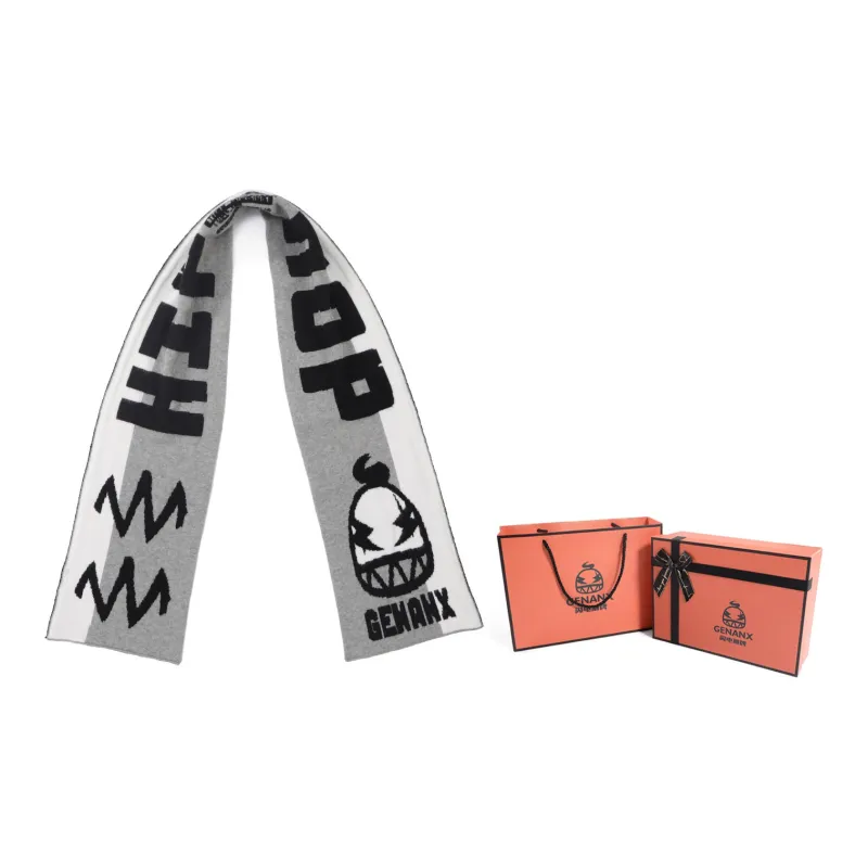 GENANX Knit Scarves Unisex-0