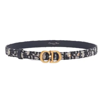 DIOR Cow Leather Leather Belts Unisex 2cm
