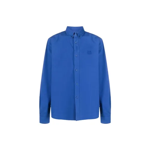 KENZO Shirts Men Blue