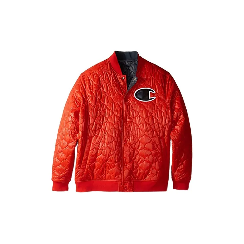 Champion Jacket US Version Men's Black Red-1