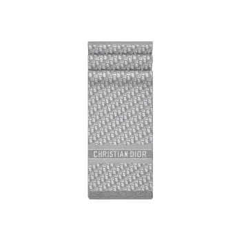 DIOR OBLIQUE Knit Scarves Unisex Gray