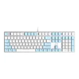 Mechanical Engineer Alloy, White Blue, Single-Color Lighting 108 Keys