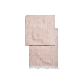 COACH Knit Scarves Unisex Champagne