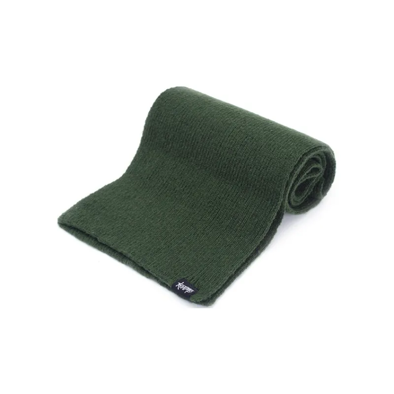 KENMO Knit Scarves Unisex Black/Khaki/Green-10
