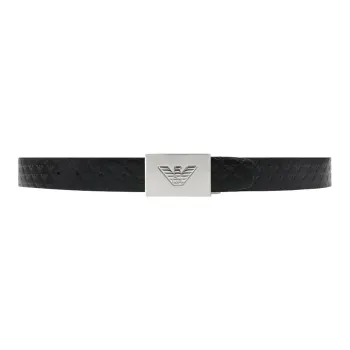 EMPORIO ARMANI Leather Belts Men Black