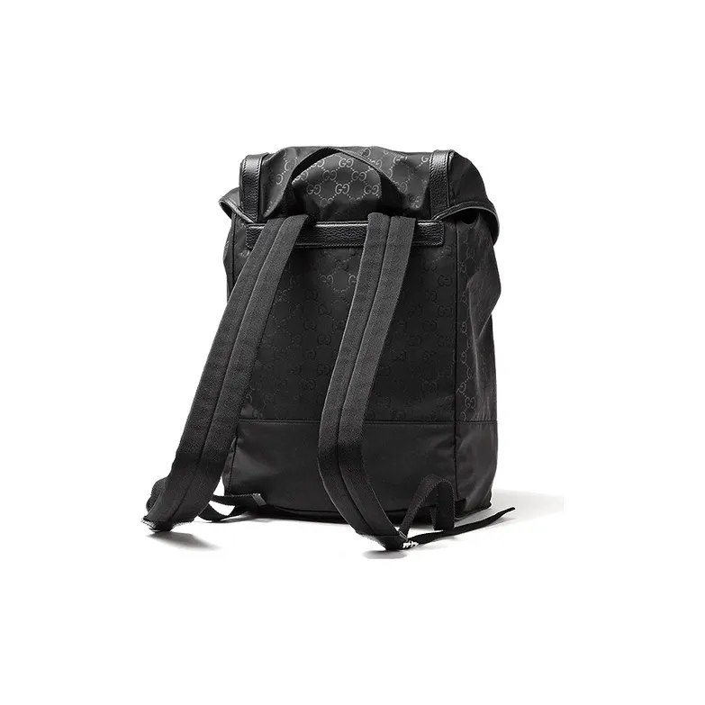 GUCCI Travel Nylon Backpack Large Black-2
