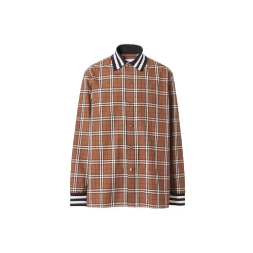 Burberry Shirts Men Brown