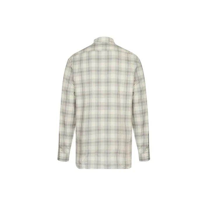 Burberry Shirt Men's Light Gray-1