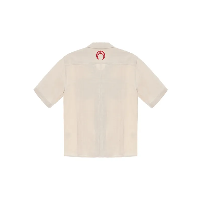 Marine Serre Shirts Unisex White-1