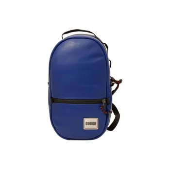 COACH Pacer Cow Leather With Textile Backpack Medium Size Women's Blue