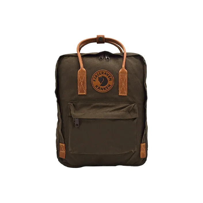 Fjallraven Polyester Backpack Regular Unisex Dark Olive Green-0