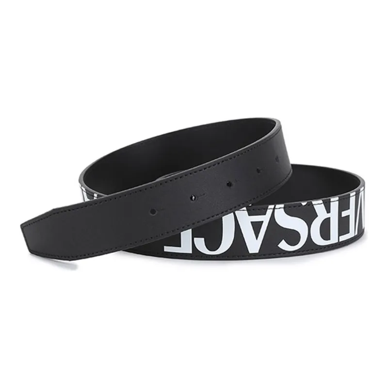 VERSACE JEANS COUTURE Leather Belts Men Black-4