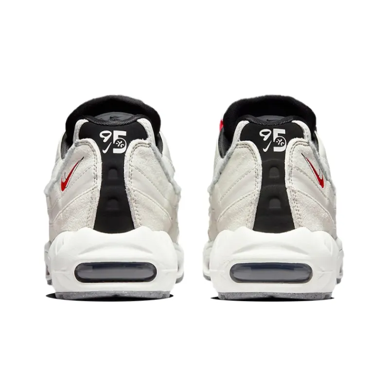 Nike Air Max 95 Light Bone Habanero Red-4