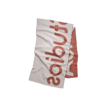 Acne Studios Knit Scarves Unisex Red White