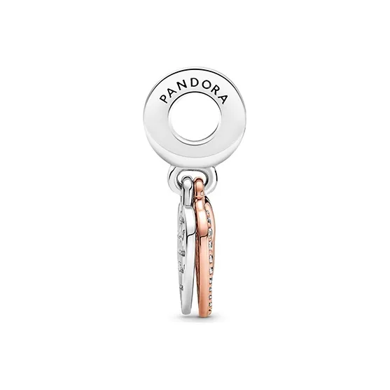 Pandora Charms / Pendants Women's Silver/Rose Gold-3