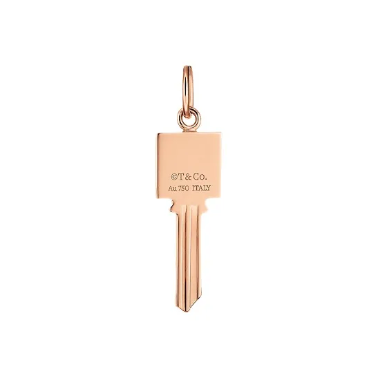 TIFFANY & CO. Keys Collection Charms / Pendants Unisex Rose Gold-1