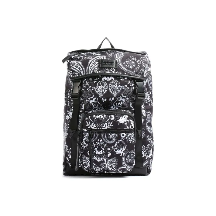 VERSACE JEANS COUTURE Laptop Backpack Men's Black White-0