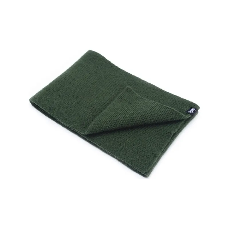 KENMO Knit Scarves Unisex Black/Khaki/Green-9
