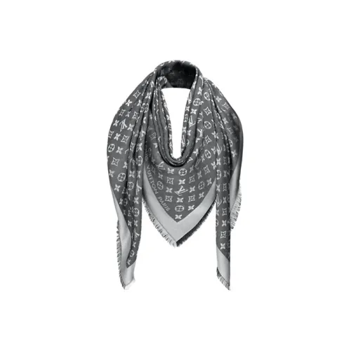 LOUIS VUITTON Unisex  Silk scarf