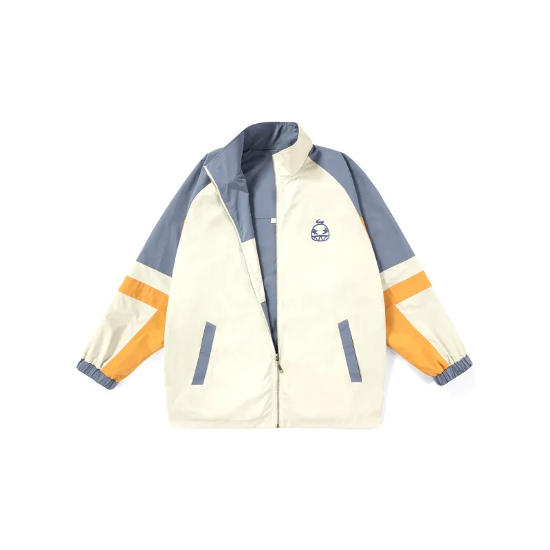 GENANX Jacket Fall Unisex Multicolor Patchwork-2