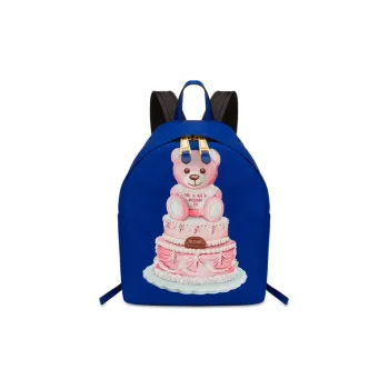 MOSCHINO Polyester Backpack Women's Blue