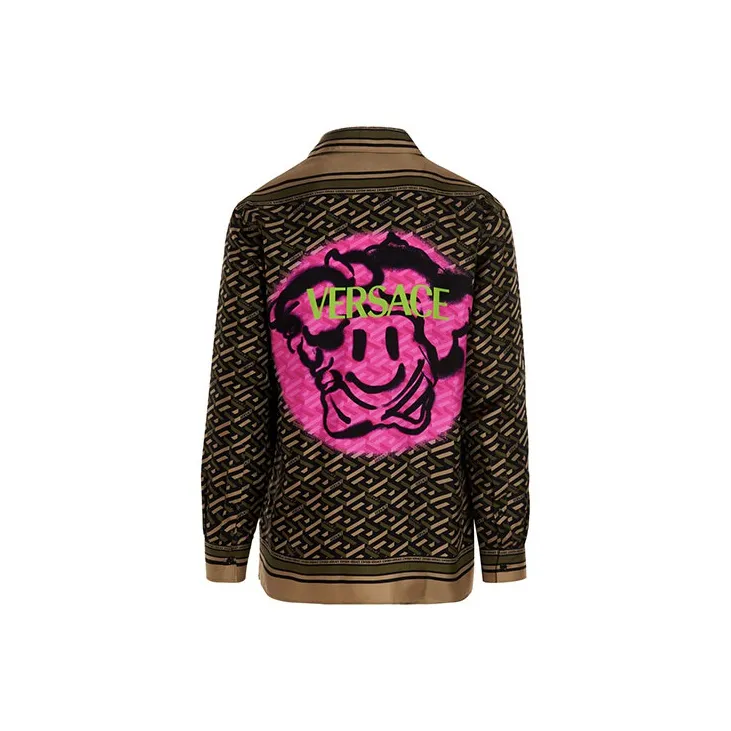 FANSIZHE VERSACE Shirt Men's Brown-1