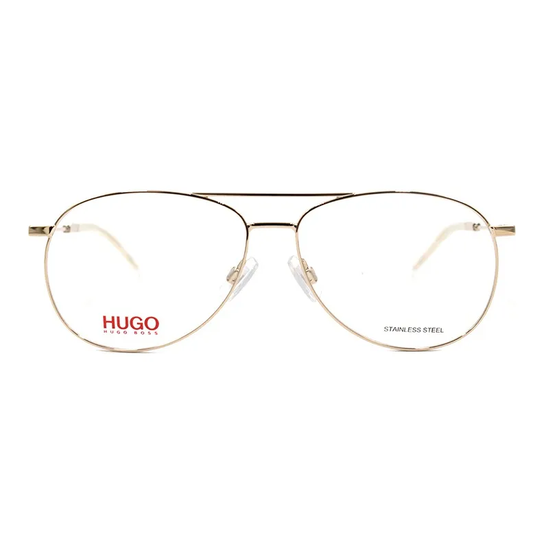 HUGO BOSS Eyeglass Frames Men Gold-0