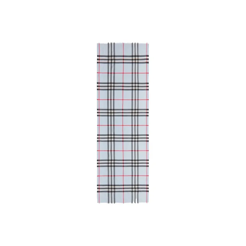Burberry Knit Scarves Unisex Blue-0