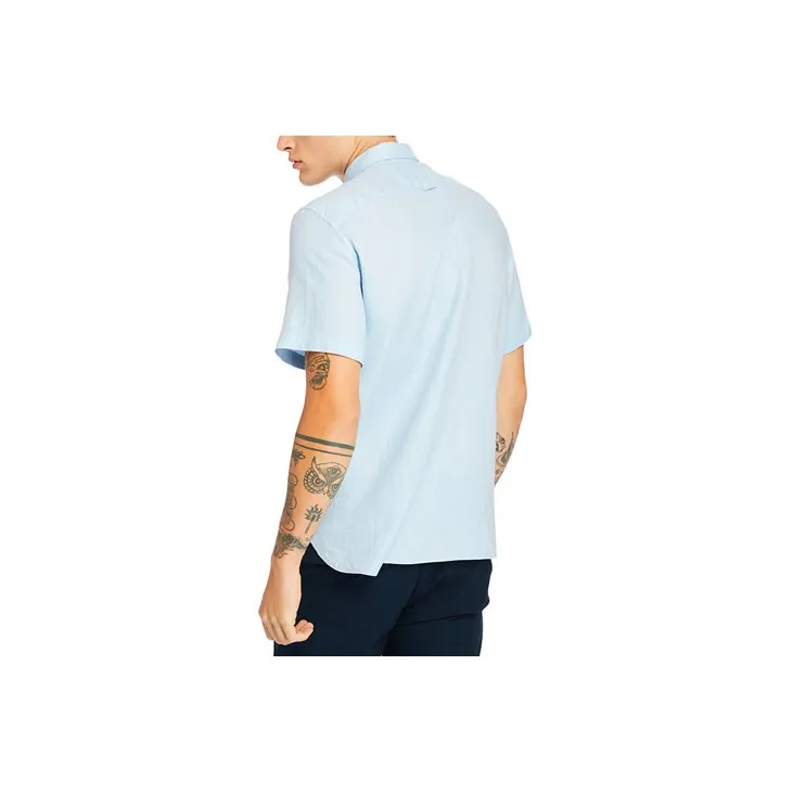 Timberland Shirt Men's Sky Blue-1