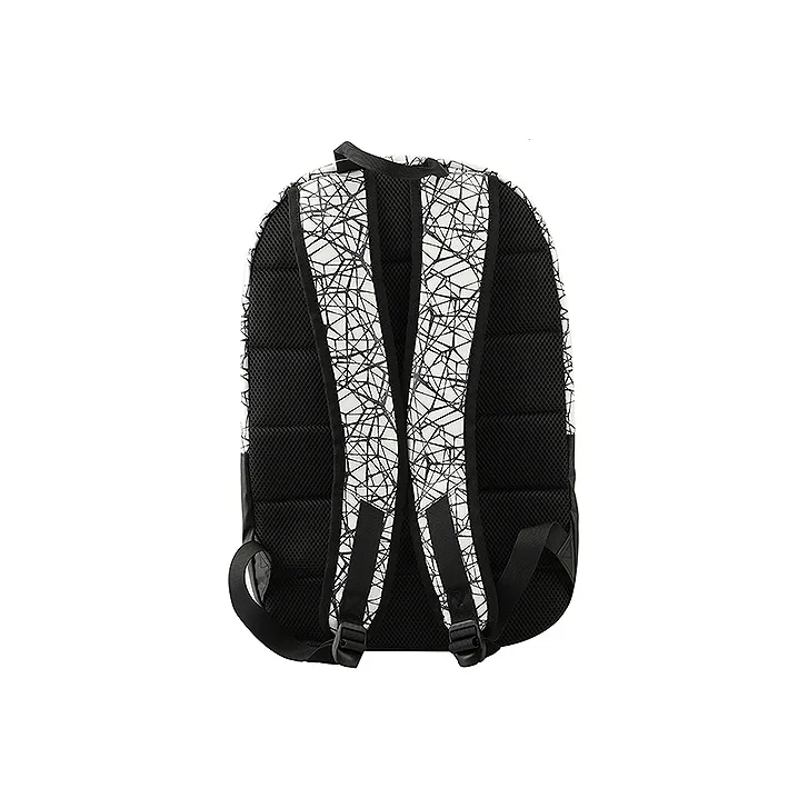 LiNing Polyester Backpack Unisex Black White-3