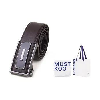 MUSTKOO Leather Belts Men