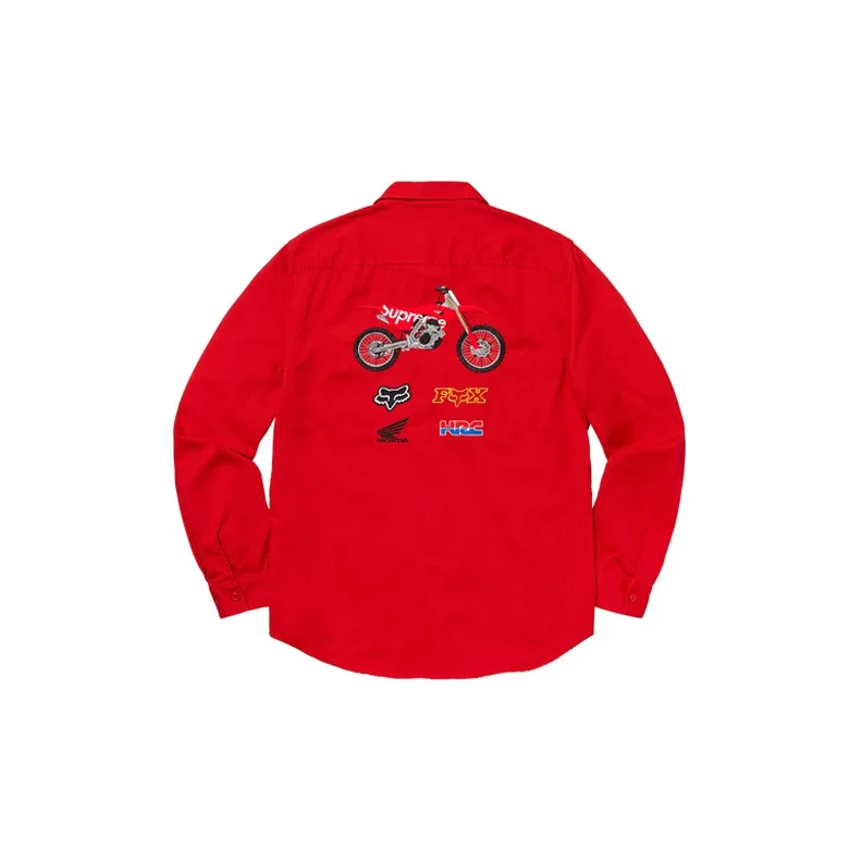 Supreme Honda Fox Racing Work Shirt-1