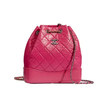 CHANEL Calfskin Backpack Small Size Women's Pink