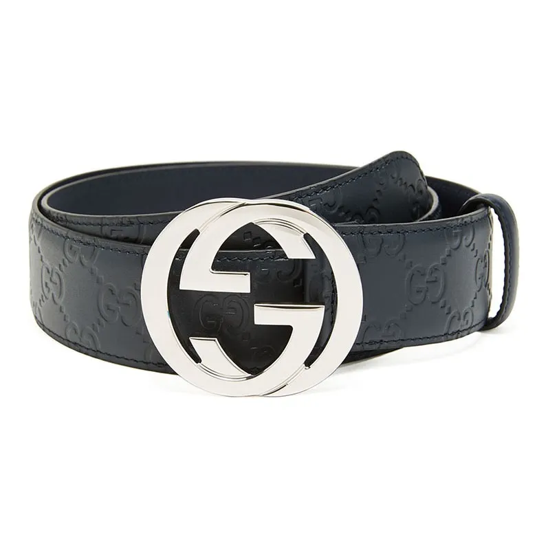GUCCI Signature Leather Belts Men-1