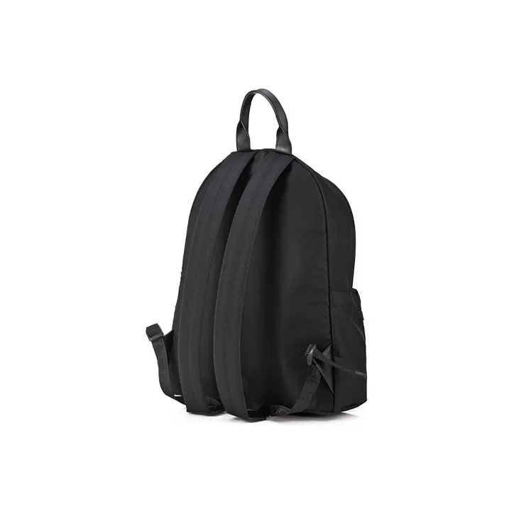 VERSACE Fabric Backpack Large Size Unisex Black-1