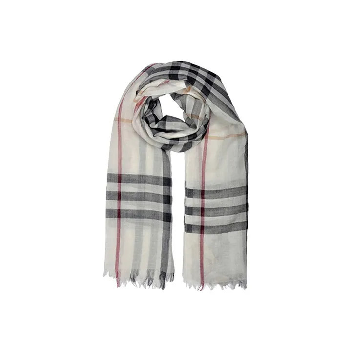 Burberry Knit Scarves Women's Ivory-0