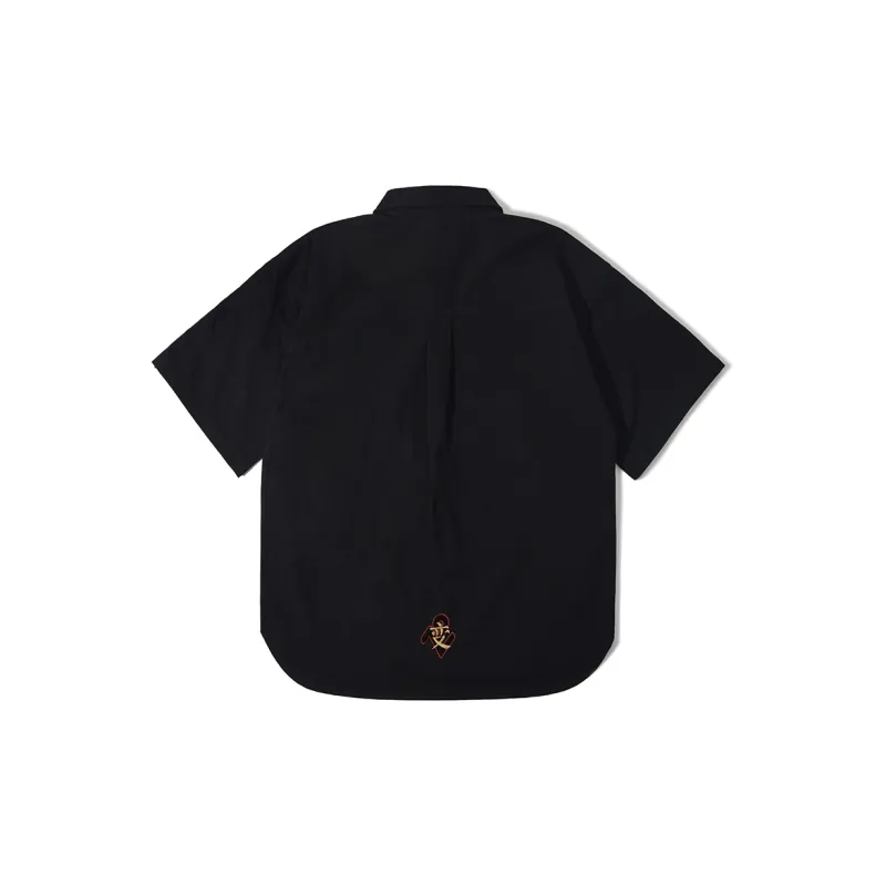 WOOKONG Shirts Men Black-1