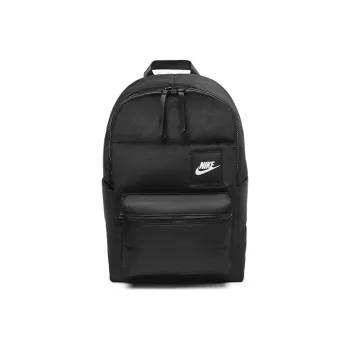 Nike Heritage Polyester With Nylon Backpack Regular Unisex Black