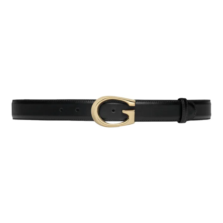 GUCCI G Buckle Thin Belt-0