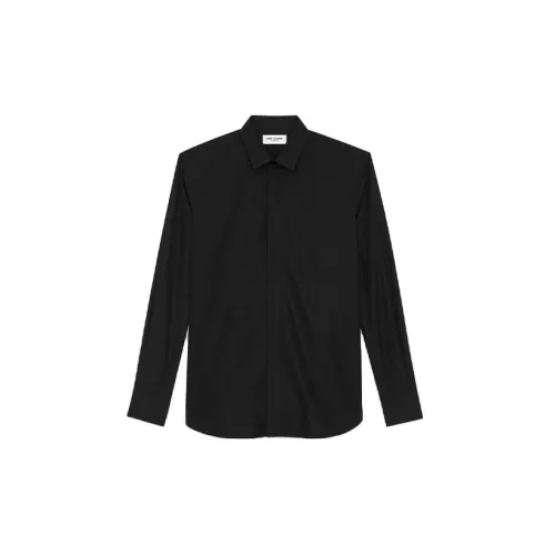 SAINT LAURENT Shirts Men Black