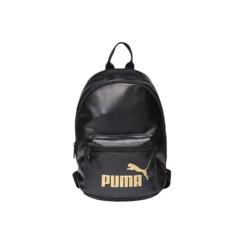 PUMA Artificial Leather Backpack Small Size Women's Black